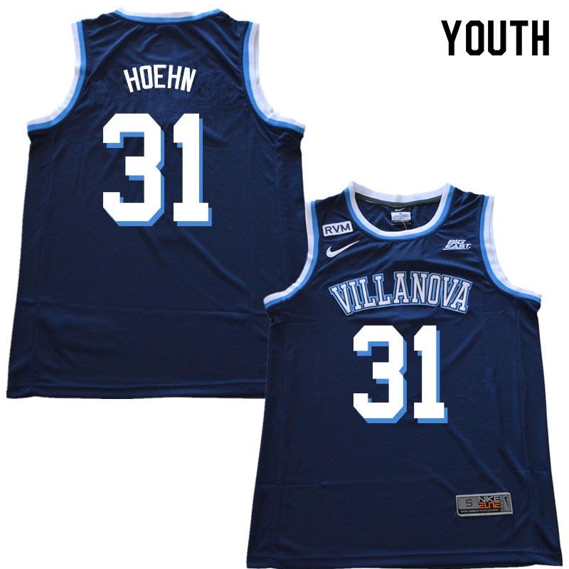 2019 Youth #31 Kevin Hoehn Villanova Wildcats College Basketball Jerseys Sale-Navy